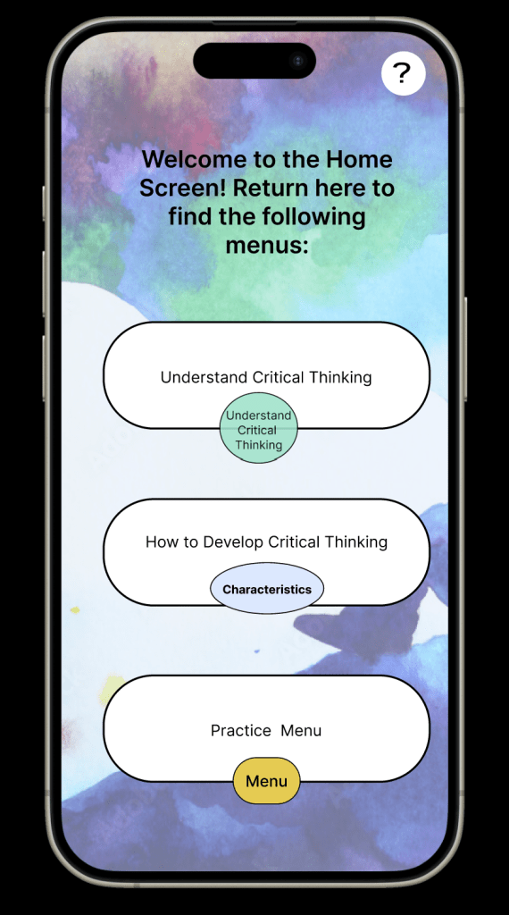 Image from a screen in artifact